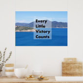 Poster Every little victory counts (Cuisine)