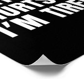 Poster Everything Hurts And I'm Tired Funny Workout Gym F (Coin)