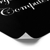 Poster Everythings Computer In A Tesler Donald Trumps Ele (Coin)