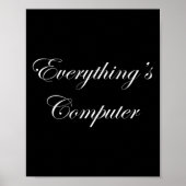 Poster Everythings Computer In A Tesler Donald Trumps Ele (Devant)