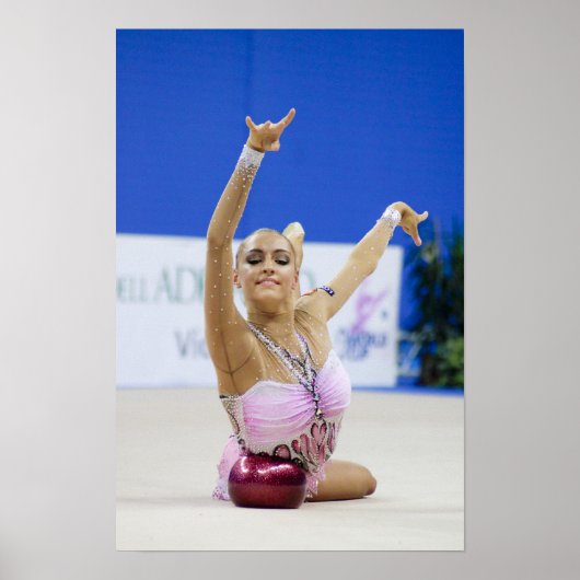 Poster Evgeniya Kanaeva boule tout autour (Devant)
