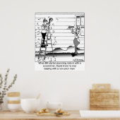 Poster Évidemment, un homme non syndiqué (Cuisine)