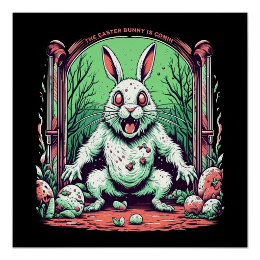 Poster Evil Easter Bunny Horreur (Devant)