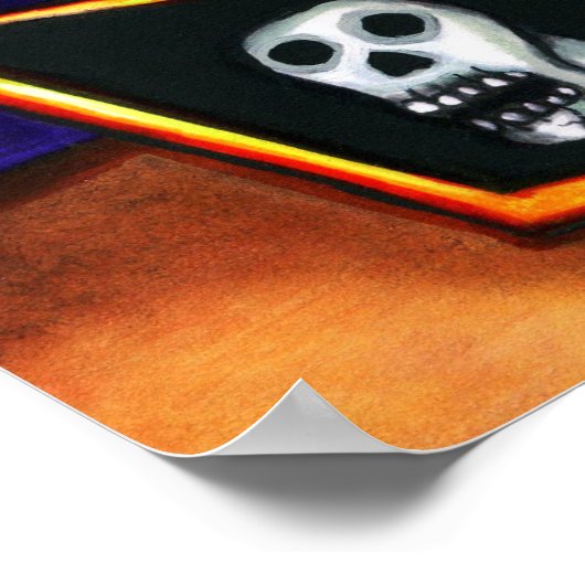 Poster Evil Jack In the Box et fée Goth Imaginaire art (Coin)