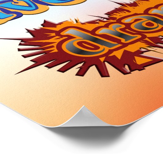 Poster Évitez l'affiche dramatique (Coin)