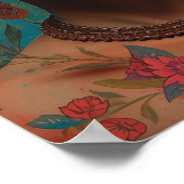 Poster Evocative Surreal Portrait | Dark Expressive Art w (Coin)