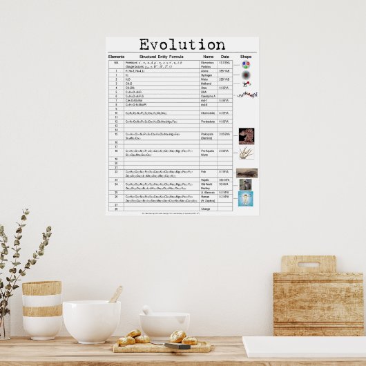Poster Evolution (Cuisine)