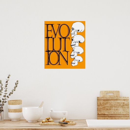 Poster Évolution (Cuisine)