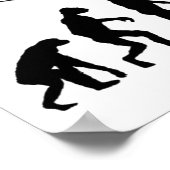 Poster Évolution. Arrêtez de me suivre (Coin)