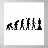 Poster Evolution Chess king (Devant)