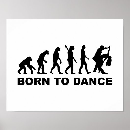 Poster Evolution dansante née de la danse (Devant)