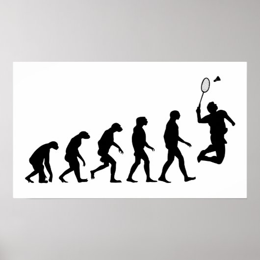 Poster Évolution de Badminton (Devant)