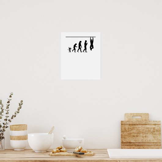 Poster évolution de carrefour, #crossfit (Cuisine)