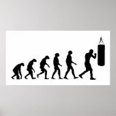 Poster Évolution de la boxe (Devant)