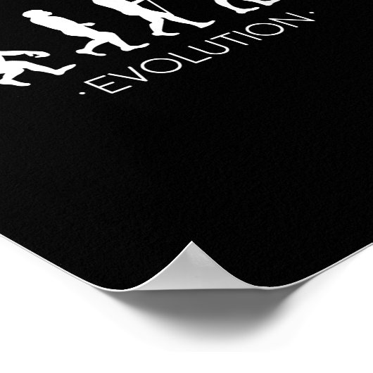 Poster Evolution de la chemise guitariste, Rock Music Gui (Coin)