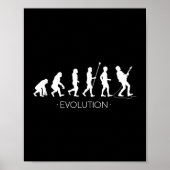 Poster Evolution de la chemise guitariste, Rock Music Gui (Devant)
