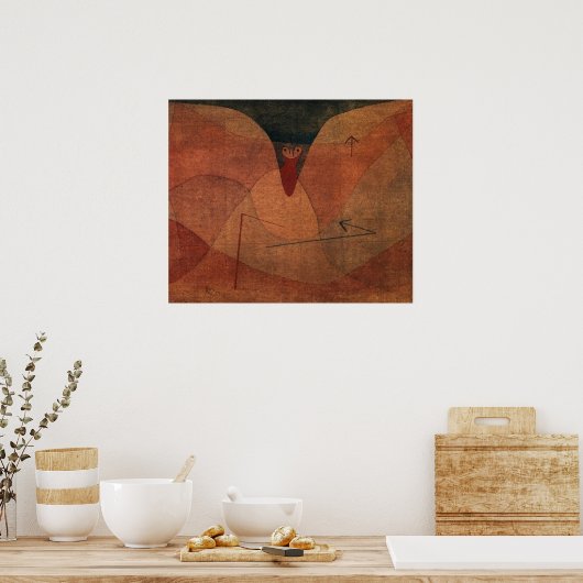 Poster Évolution de la faune par Paul Klee (Cuisine)