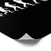 Poster Evolution De La Grillation De L'Homme Bbq (Coin)