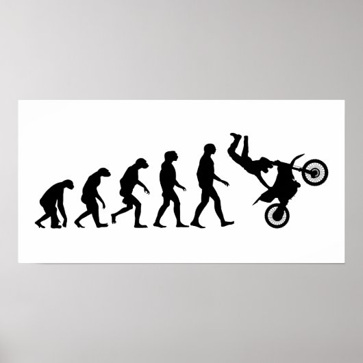 Poster Évolution de Motocross (Devant)