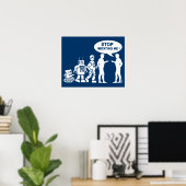 Poster Évolution des robots (Bureau à domicile)
