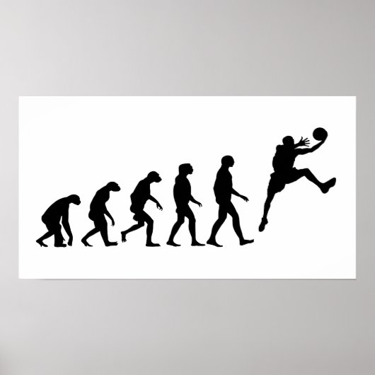 Poster Évolution du basket-ball (Devant)