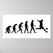 Poster Évolution du football (Devant)