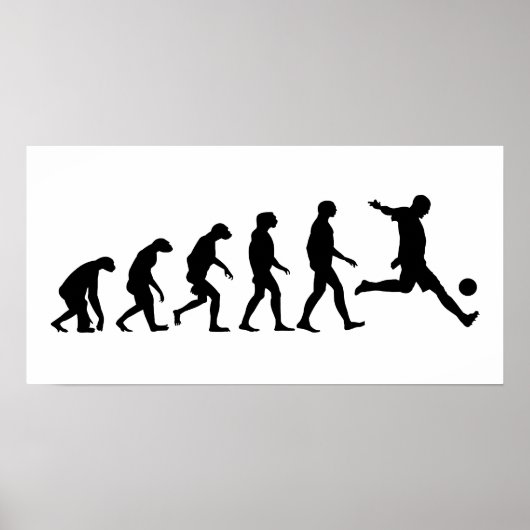 Poster Évolution du football (Devant)