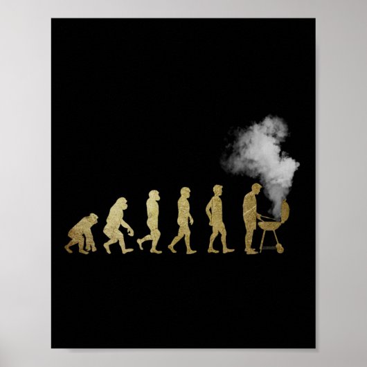 Poster Evolution Du Grill Master - Cadeaux Grillés - Je L (Devant)