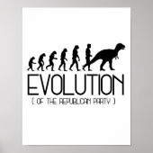 Poster Évolution du Parti Républicain - - Pro-Science (Devant)