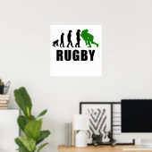 Poster Évolution du Rugby Tackle (Vert) (Bureau à domicile)