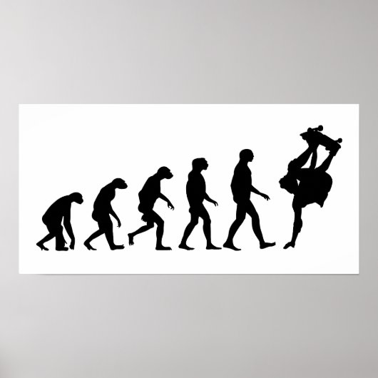 Poster Évolution du skateboard (Devant)