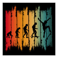 Évolution du skateur de skateboard