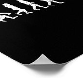 Poster Évolution du ski Hiver Sport Downhill Ski Snowboa (Coin)