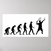 Poster Évolution du tennis (Devant)