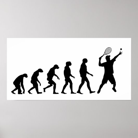 Poster Évolution du tennis (Devant)