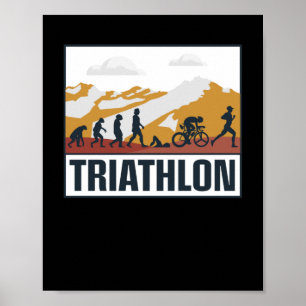 Poster Évolution du triathlon