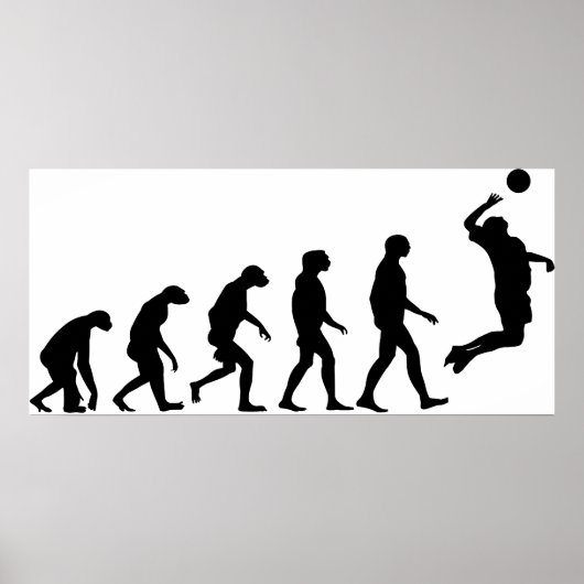 Poster Évolution du volley-ball (Devant)
