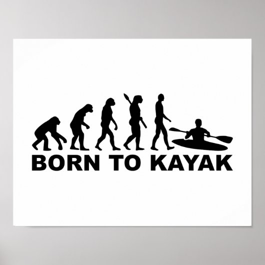 Poster Évolution née de Kayak (Devant)