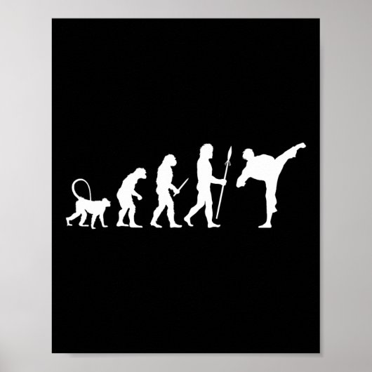 Poster Evolution Of Karate  (Devant)