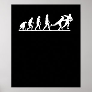 Poster Evolution Of Rugby