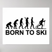 Poster Evolution Ski de fond (Devant)