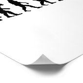 Poster Evolution Ski de fond (Coin)