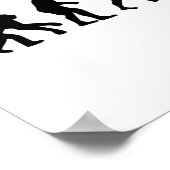 Poster Evolution ski nautique (Coin)