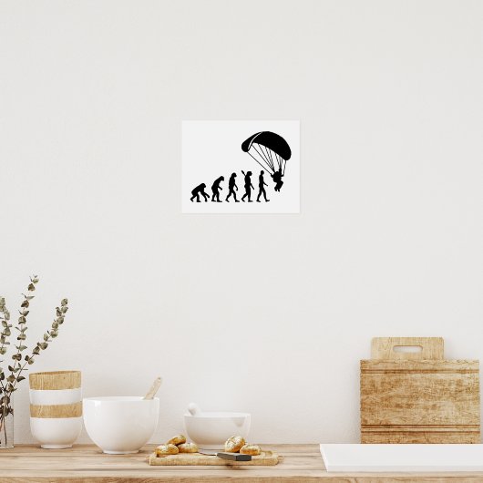 Poster Evolution Skydiving (Cuisine)