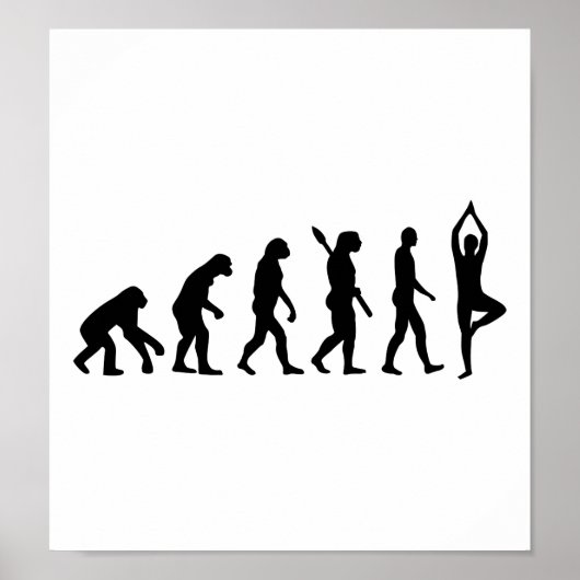 Poster Evolution Yoga (Devant)