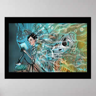 Poster Evolve Illustration Imprimer par Chris Jay