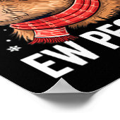 Poster Ew People Capybara Christmas Funny Introvert Holid (Coin)