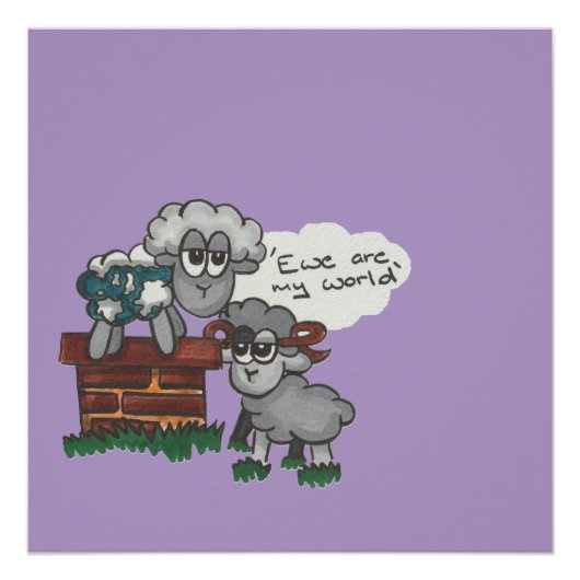 Poster Ewe est mon monde (Devant)