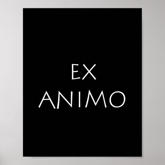 Poster Ex animo (Devant)