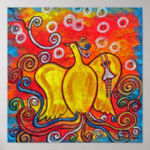 Poster Ex Flammis Clarior, Hors flamme, Luminosité (Devant)